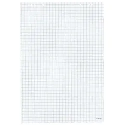 5 Herlitz Flipchartblöcke 68x99cm á 20 Blatt kariert 25mm/blanko 80g/m2 FSC Mix