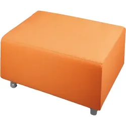 Hocker mit Stoffbezug, Sitzhöhe 43 cm