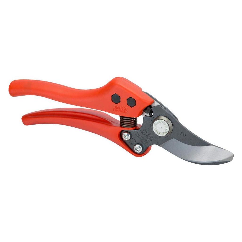 Irimo 30-mm-Bypass-Rebschere mit Handgriff aus Verbundwerkstoff und abgewinkeltem Kopf, 230 mm (P1-23)