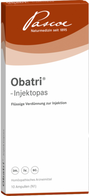 Pascoe pharmazeutische Präparate GmbH OBATRI-Injektopas Ampullen 10 St 14407001