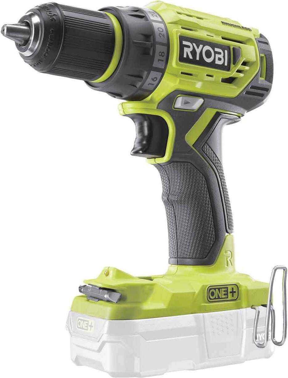Ryobi ONE+ Accuboormachine en schroefmachine R18DD7-0, 18 volt, groen/zwart