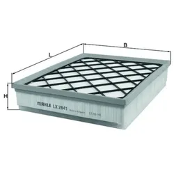 Luftfilter MAHLE LX 2641 für BMW X5