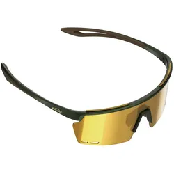 Magicshine, Unisex, Sportbrille, RL002CB (Braun, Gold, Green), Grün, Braun, Gold