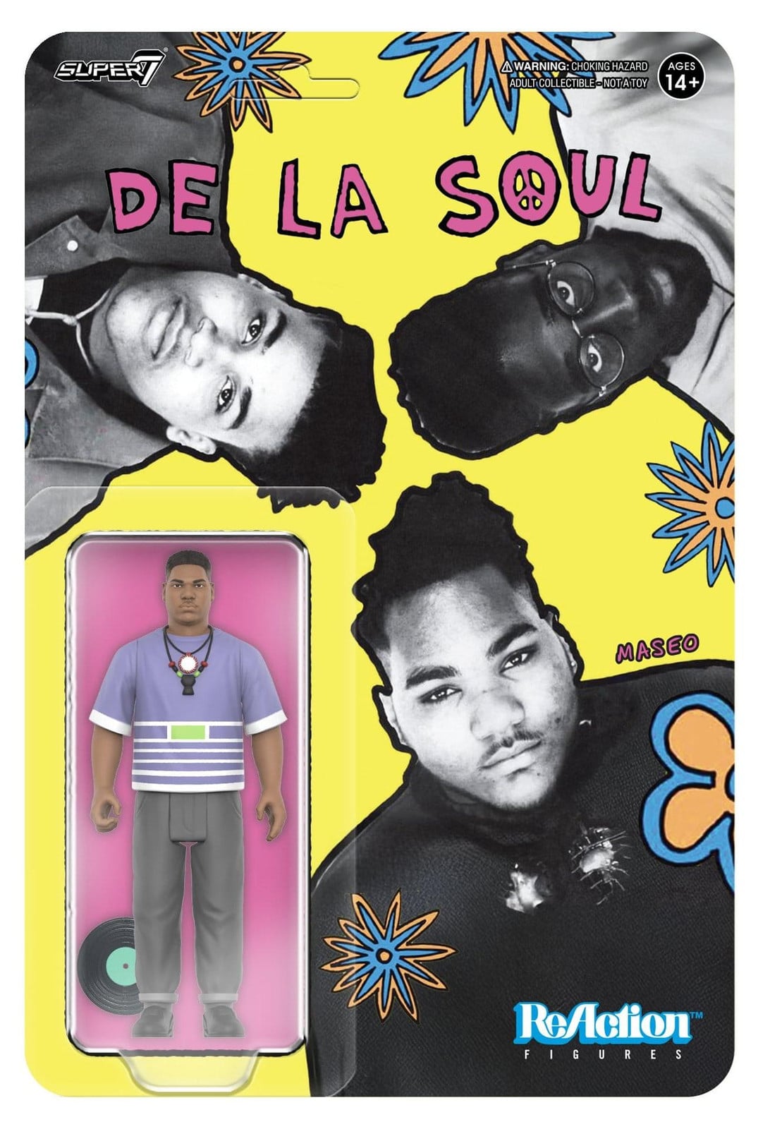 Super7 De La Soul Reaction actiefiguur Vincent Maseo Mason Me Myself & I serie 01