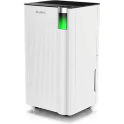Brandson Luftentfeuchter mit Kompressor 200 W, 12L/24h Entfeuchtungsleistung, Timer, 3 Modi, Wlan, Display, Luftentfeuchter, Weiss, Schwarz