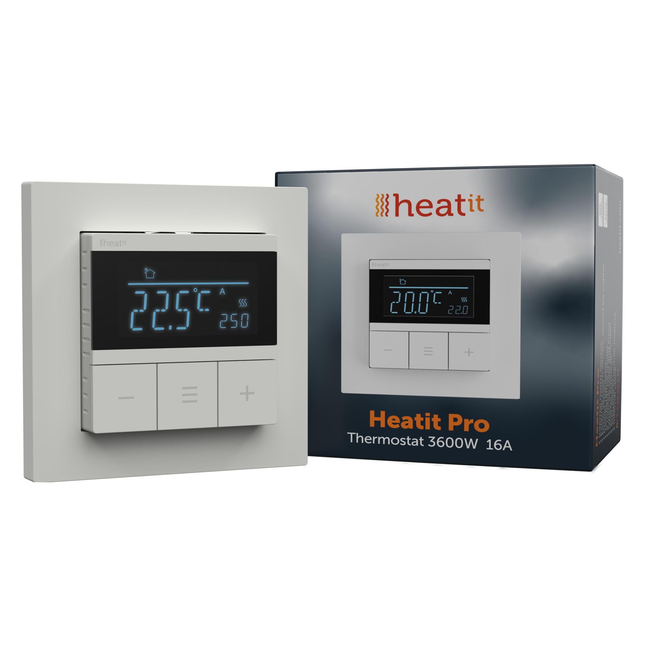Heatit Pro Thermostat (Weiss RAL 9003) (HEA_5430582)