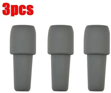 Uplift Picks Universal Silicone Wine Bottle Stopper Airtight Double Seal Wine Saver Cap gray 3 Pcs