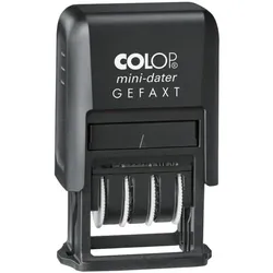 Colop Datumstempel »S 160/L« mit Text GEFAXT schwarz