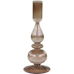 Chic Antique Kerzenständer Karamel, H20 x Ø7,5 cm, karamel