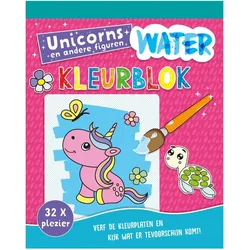 Rebo, Heft + Block, Aquarellblock Einhörner (Blanko, Weicher Einband)