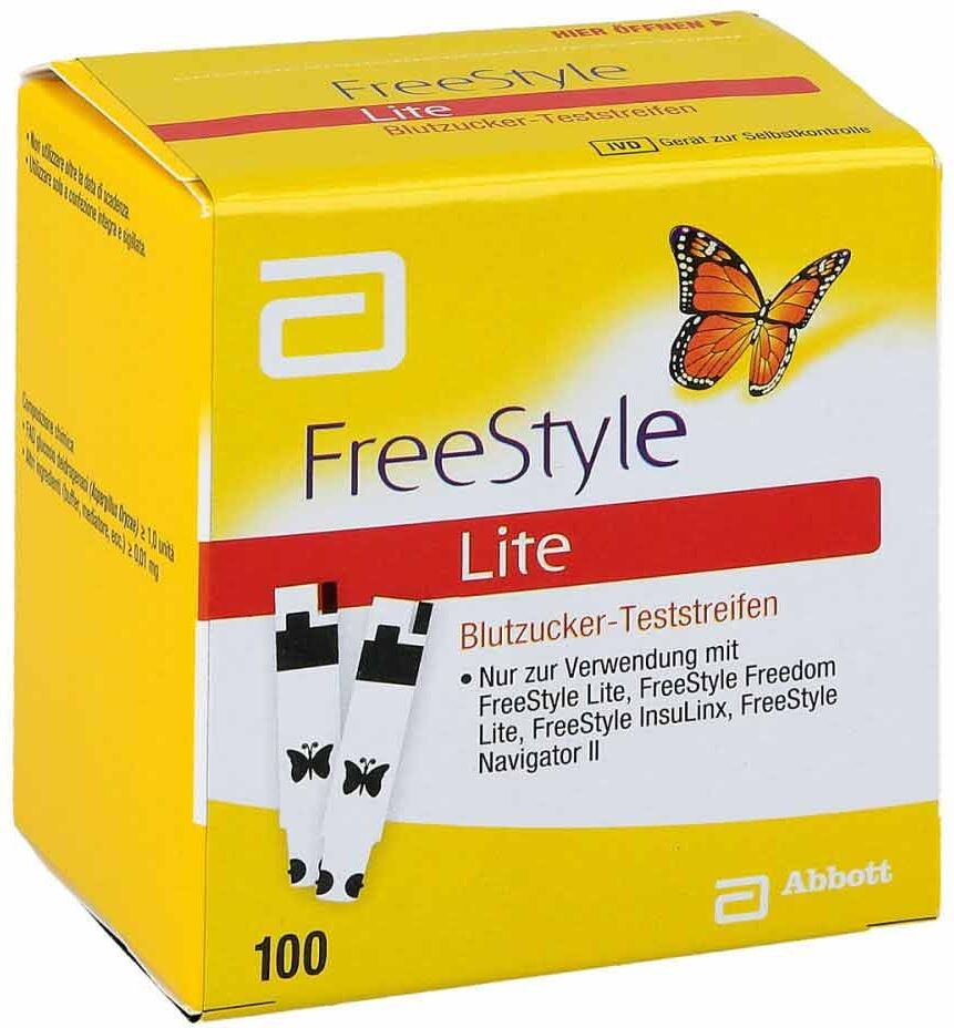 Freestyle Lite Blutzucker-Teststreifen ohne Codieren