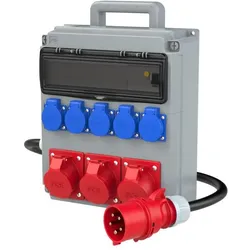 PCE 45460103 Mobilverteiler Kunststoff Baureihe OPOLE MV 3x16/5 5xSSD 2m5G2.5St16 Griff