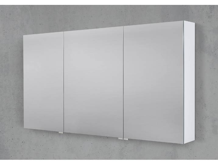 Spiegelschrank 130 cm 3 Türig ohne Beleuchtung