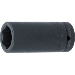 BGS Kraft-Steckschlüssel-Einsatz Sechskant, tief | Antrieb Innenvierkant 20 mm (...