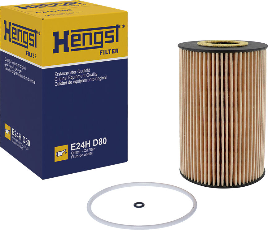 Hengst Filter Ölfilter E24h D80 Filtereinsatz 149mm Für Mercedes