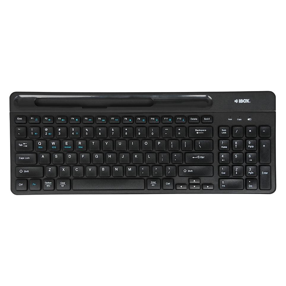 iBox Kallisto BT/2 4 GHz kabellose Tastatur (US, Kabellos) (IKC3010B)