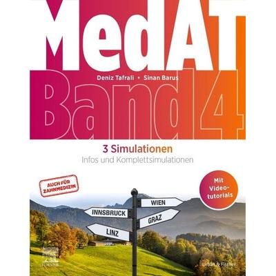 MedAT 3 Simulationen (Band 4), Taschenbuch von Deniz Tafrali,Sinan Barus, Urban & Fischer in Elsevier, 978-3-437-41359-9
