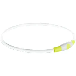 4x Trixie Flash Leuchtring USB (M, S, Hund), Halsband + Leine
