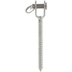 Gabel mit Holzgewinde, A4, 4mm