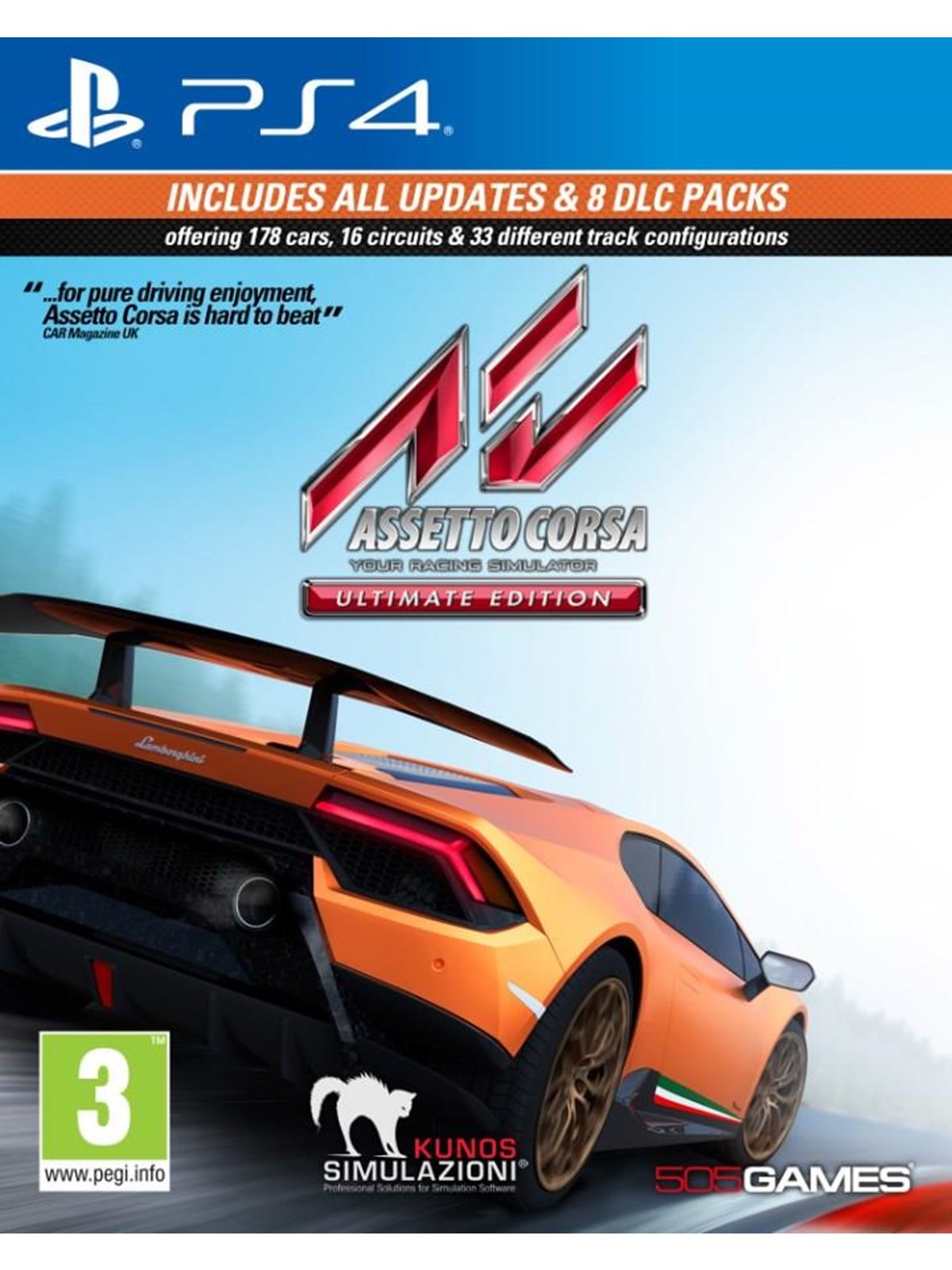 Assetto Corsa (Ultimate Edition) - Sony PlayStation 4 - Rennspiel - PEGI 3