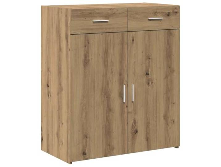 KGHFDVB Aufbewahrungsschrank Artisan-Eiche 80 x 42,5 x 93 cm Holzwerkstoff, Stabil, Mit Türen Und Fachböden, Für Wohnzimmer, Büro Und Schlafzimmer