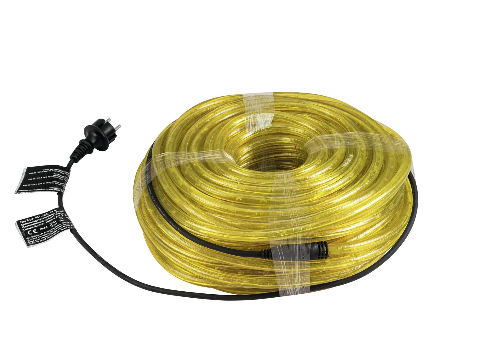 Eurolite Rubberlight RL1-230V Geel 44 meter