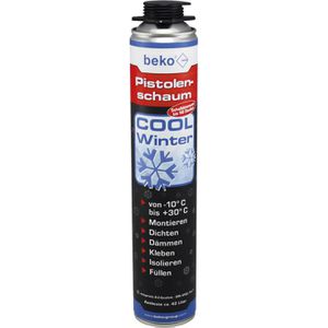 Beko Bauschaum 280 756, B2, 1K, Pistolenschaum COOL Winter, für Schaumpistole, schalldämmend, 750 ml