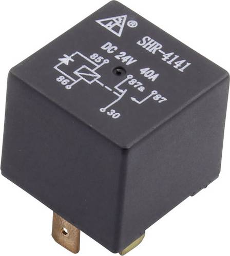 SHR-4141 SHR-24VDC-F-C 5pin Kfz-Relais 24 V/DC 40A 1 Wechsler