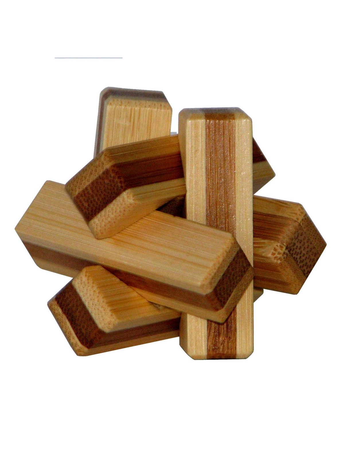 Eureka 3D Bamboo Brain Puzzle Firewood 3D Puzzle
