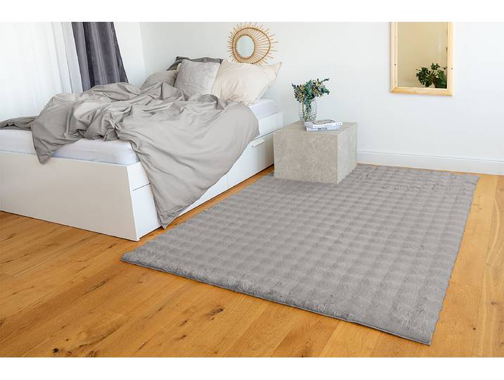 Hochflorteppich Hailey 125 200 x 290cm Grau/Grau