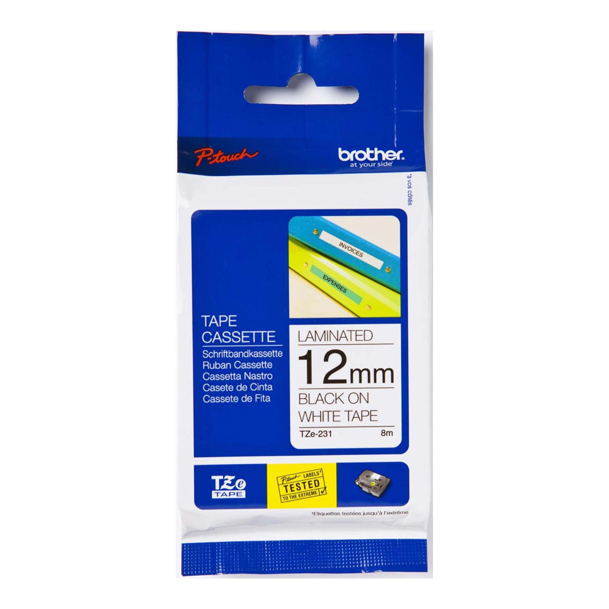 BROTHER Schriftbandkassette TZe-335 schwarz/weiß (TZE335)