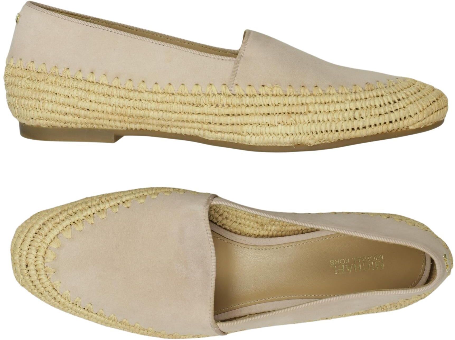 Michael Michael Kors Damen Halbschuh, Beige, Gr. EU 40,5 (US 9), Leder - Second Hand