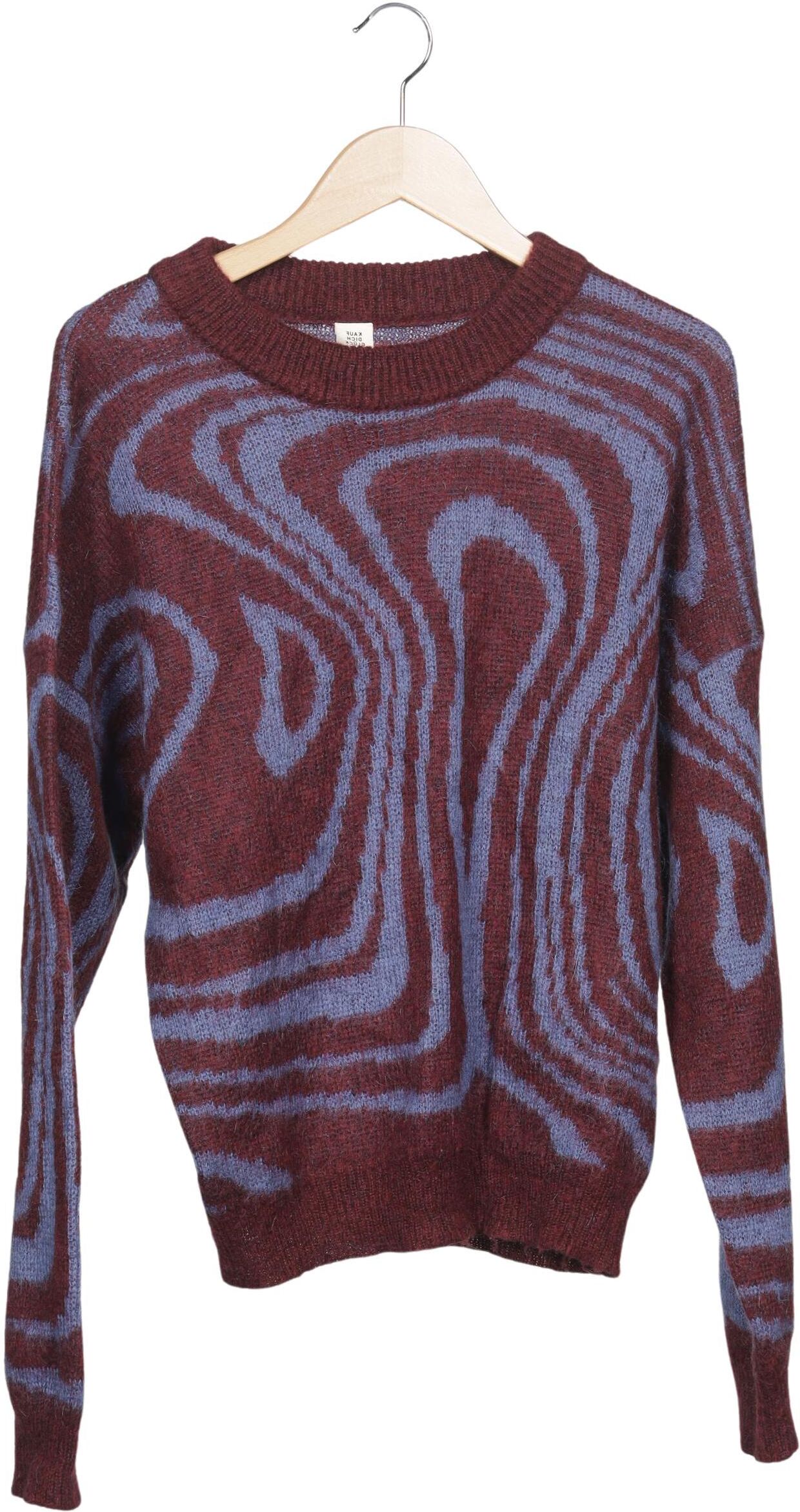 Kauf dich glucklich Damen Pullover, Mehrfarbig, Gr. L, Mohair / Synthetik - Second Hand