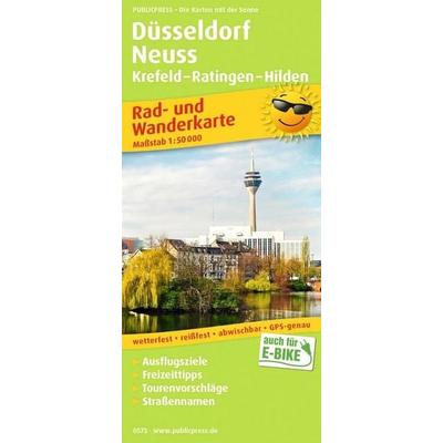 Publicpress Rad- und Wanderkarte Düsseldorf, Neuss, Krefeld, Ratingen, Hilden 1:50.000, Sonstige von , KOMPASS Freytag & Berndt, 978-3-7473-0575-1