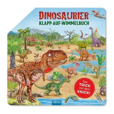 TRÖTSCH - Wimmelbuch Dinosaurier Klapp-auf-Wimmelbuch| Ab 3 Jahren, Gebundene Ausgabe von Trötsch Verlag GmbH & Co.KG, Trötsch Verlag GmbH & Co. KG