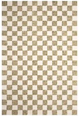 "Lush Decor Savannah Checkerboard Indoor Area Rug Sage 3'6"" x 5'6"""