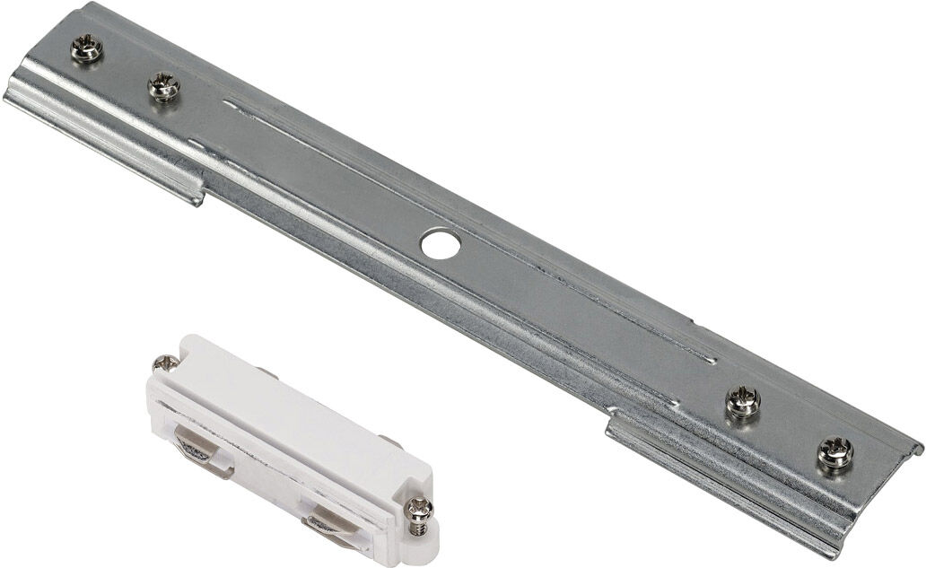Slv Längsverbinder Für 1-Phasen Hv-Stromschiene, Einbauversion, Weis - 1 Phasen Stromschienen 230v