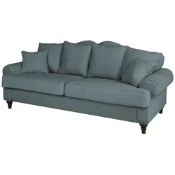 SOFA grau Landhaus, Couch 3,5-Sitzer 230 cm