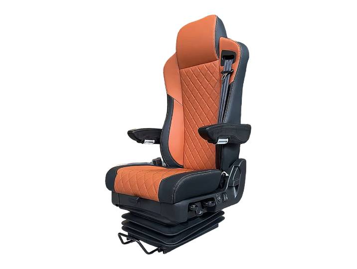 Siège de conducteur pneumatique pour camion, réglable, en cuir, luxe, sièges à suspension pneumatique pour semi-remorque