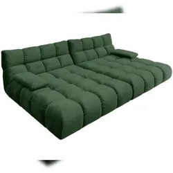 KAWOLA Big Sofa VIVIEN Velvet smaragd