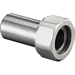 Oventrop Verschraubung 1019374 DN 15, Schweißtülle/ÜM 3/4" IG, flachdichtend, zur Rohrleitung