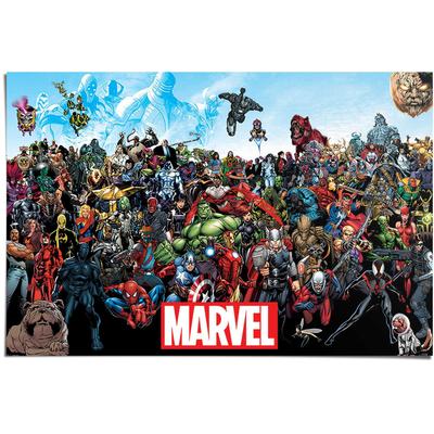 Poster REINDERS "Marvel Universe", bunt (farbe bild(er): mehrfarbig), B:91,5cm H:61cm, Papier, Bilder, Poster