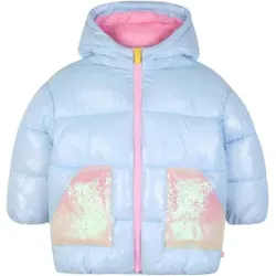 Billieblush für Mädchen. U22446 Perfekt blau Steppmantel (5Y= 108cm), Lässig, Polyamid, Kinderbekleidung