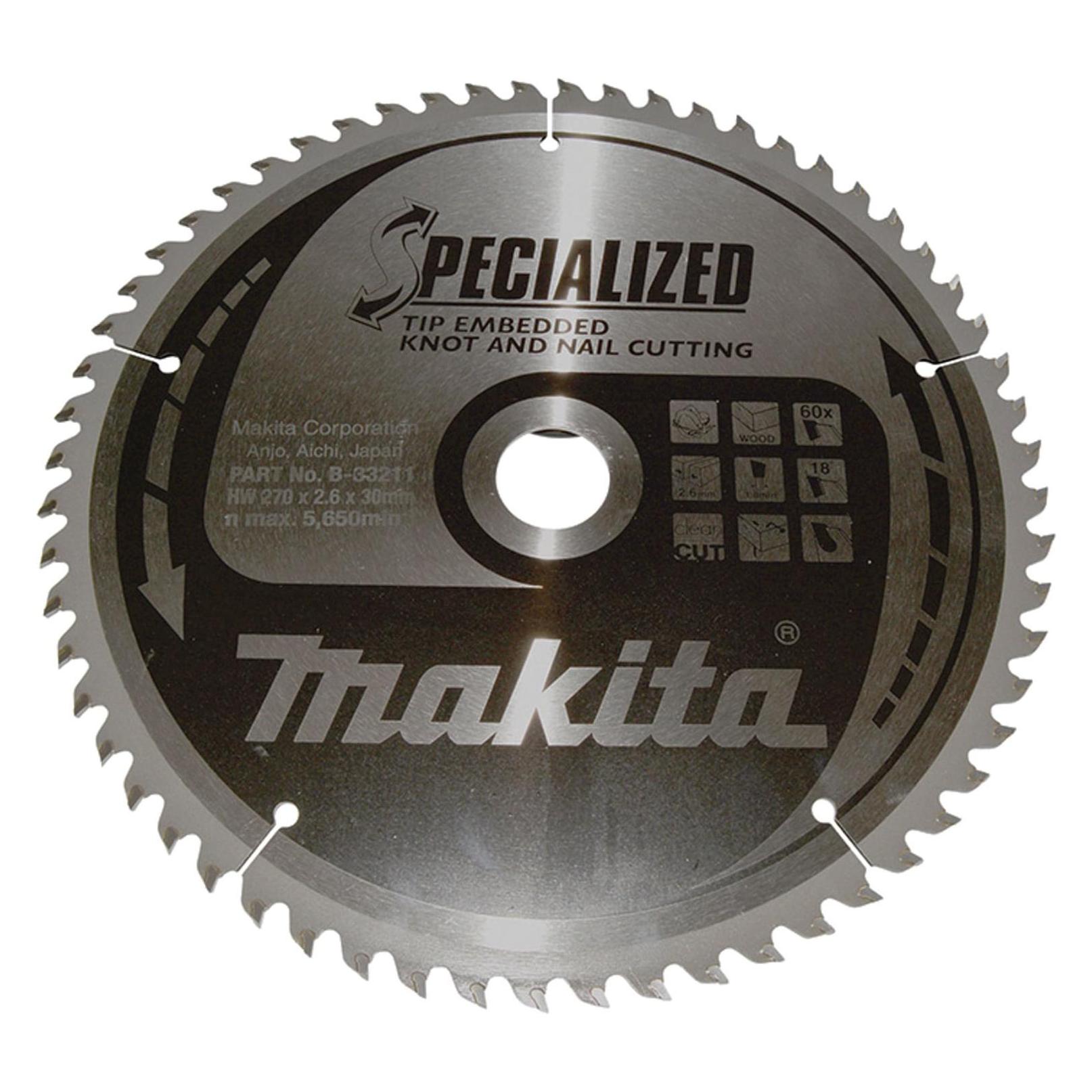 Makita SPECIALIZED Sägeb.270x30x60Z (B-33211)