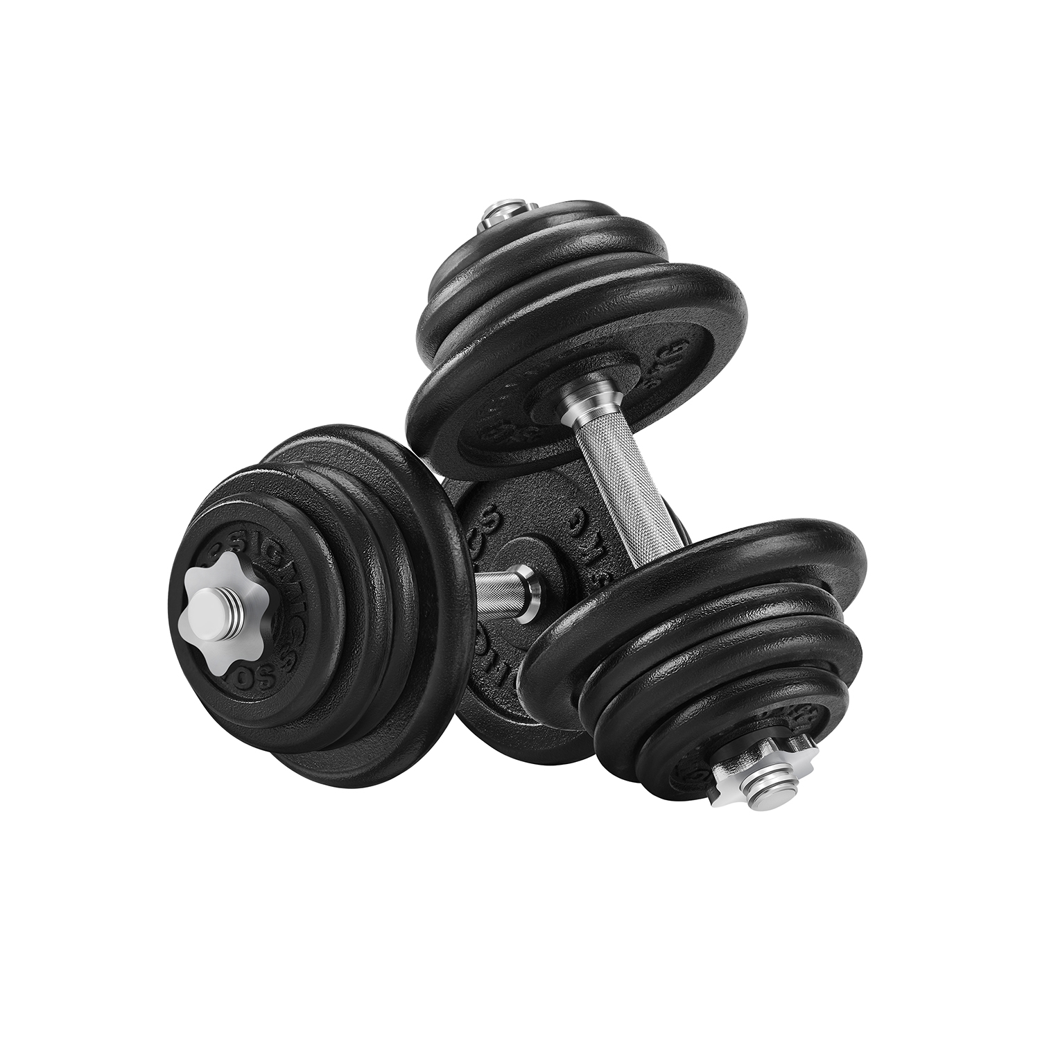 SONGMICS Hanteln aus Gusseisen 50 kg B34SYL50BS
