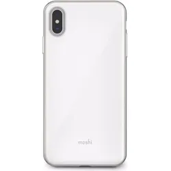 Moshi iGlaze Slim Hardshell (Apple iPhone XS Max), Smartphone Hülle, Weiss