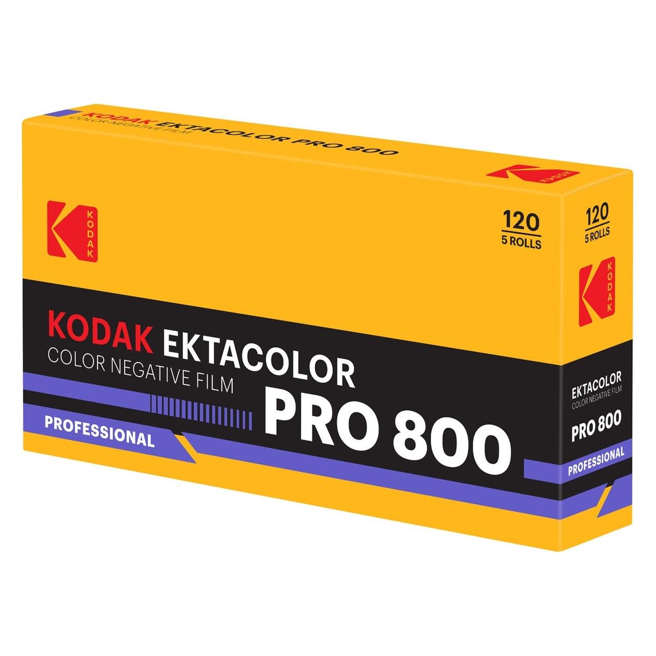 Kodak Ektacolor Pro 800 Film - 120 Mittelformat - 5er-Pack - ISO 800 - Farbnegativ (7519614)