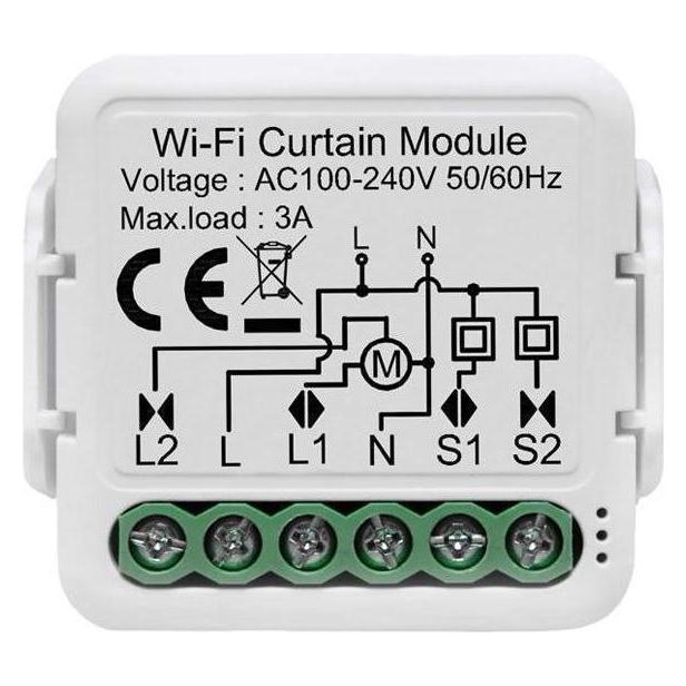 Netplus NPLLCS01-1C - Smart Shutter Switch Module 1-channel Wi-Fi (Rolladenaktor) (NPLLCS01-1C)