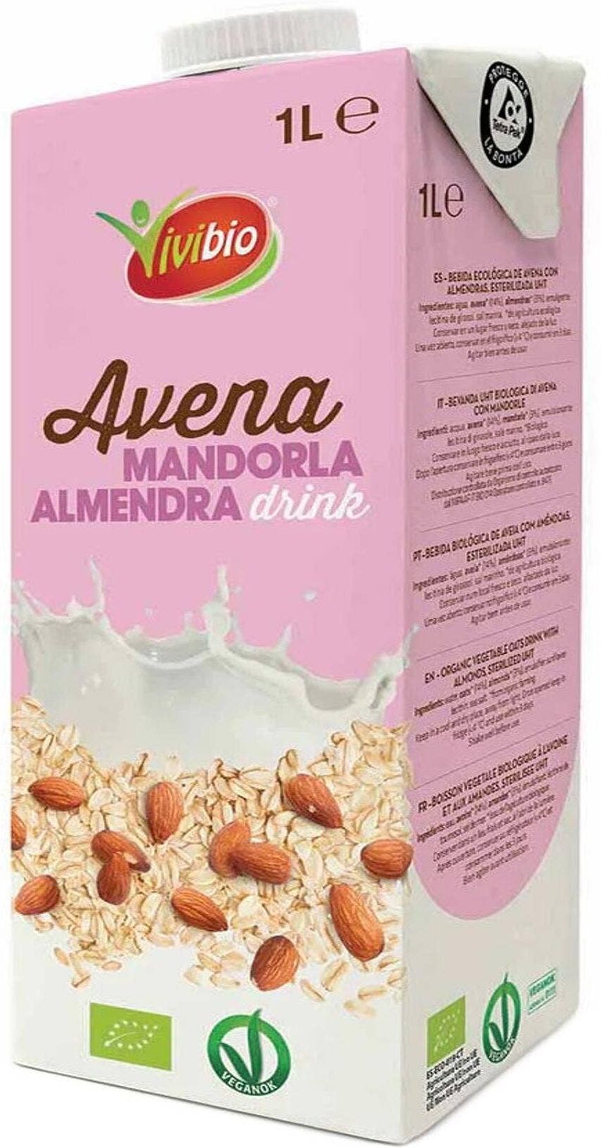 VIVIBIO Avena Mandorla Drink 1000 Ml 