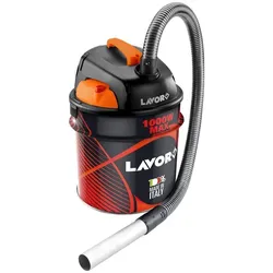 Lavor, Industriestaubsauger, Lavorwash Ashley 901 800 AW 18 L Schwarz, Orange (Aschesauger)